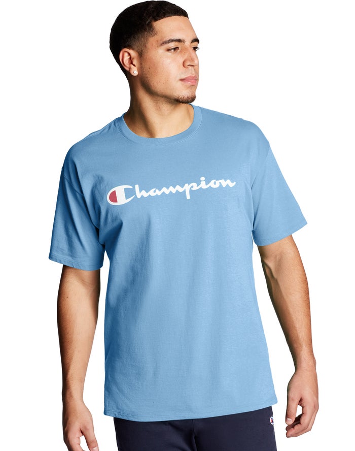 Champion hotsell blue tee